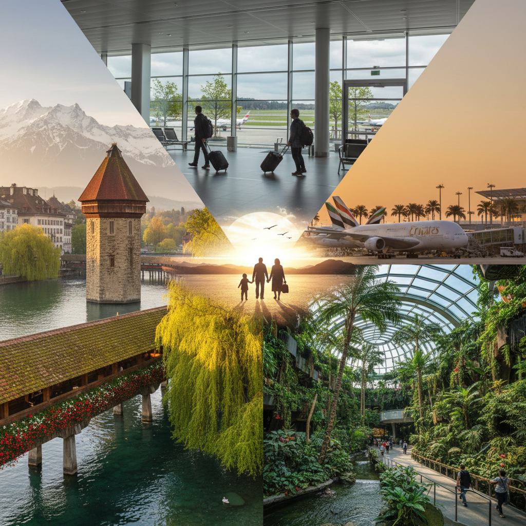 卢塞恩 🚃 苏黎世机场 ✈ 迪拜 ✈ 吉隆坡