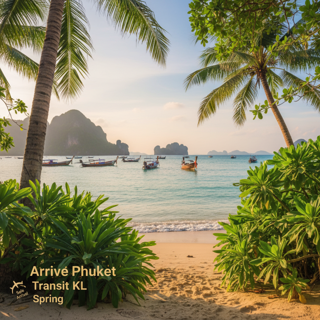 抵达普吉/转机 ✈ 吉隆坡