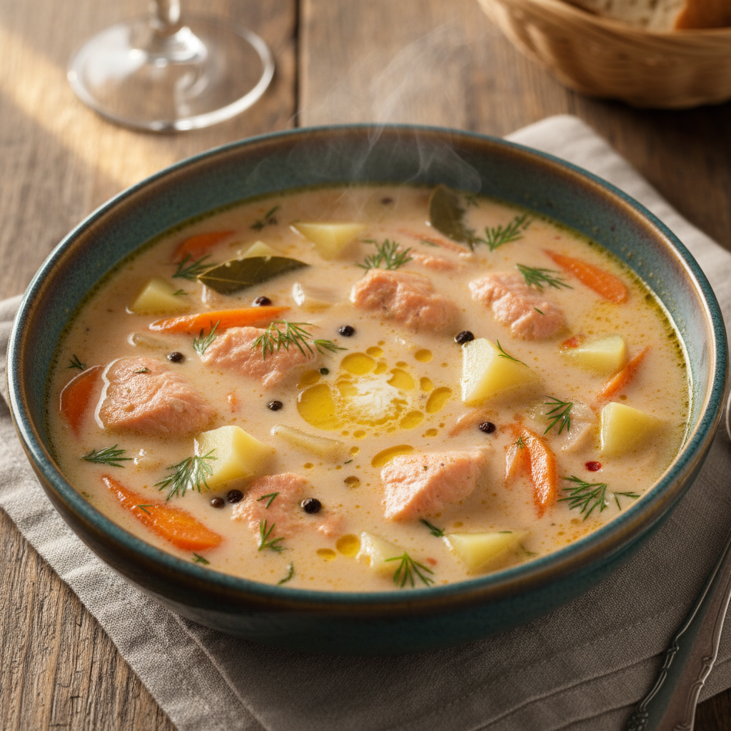 芬兰三文鱼汤