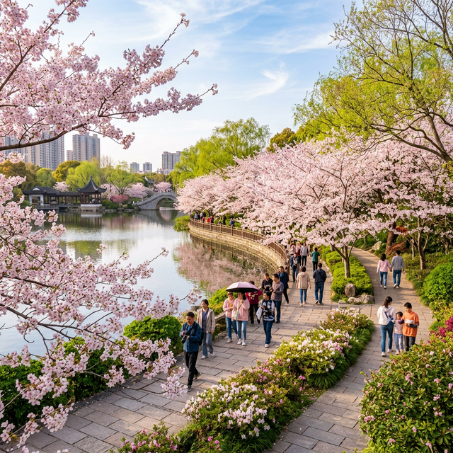 上海 🚌 顾村公园 · 朱家角水乡 · 新天地 · 田子坊