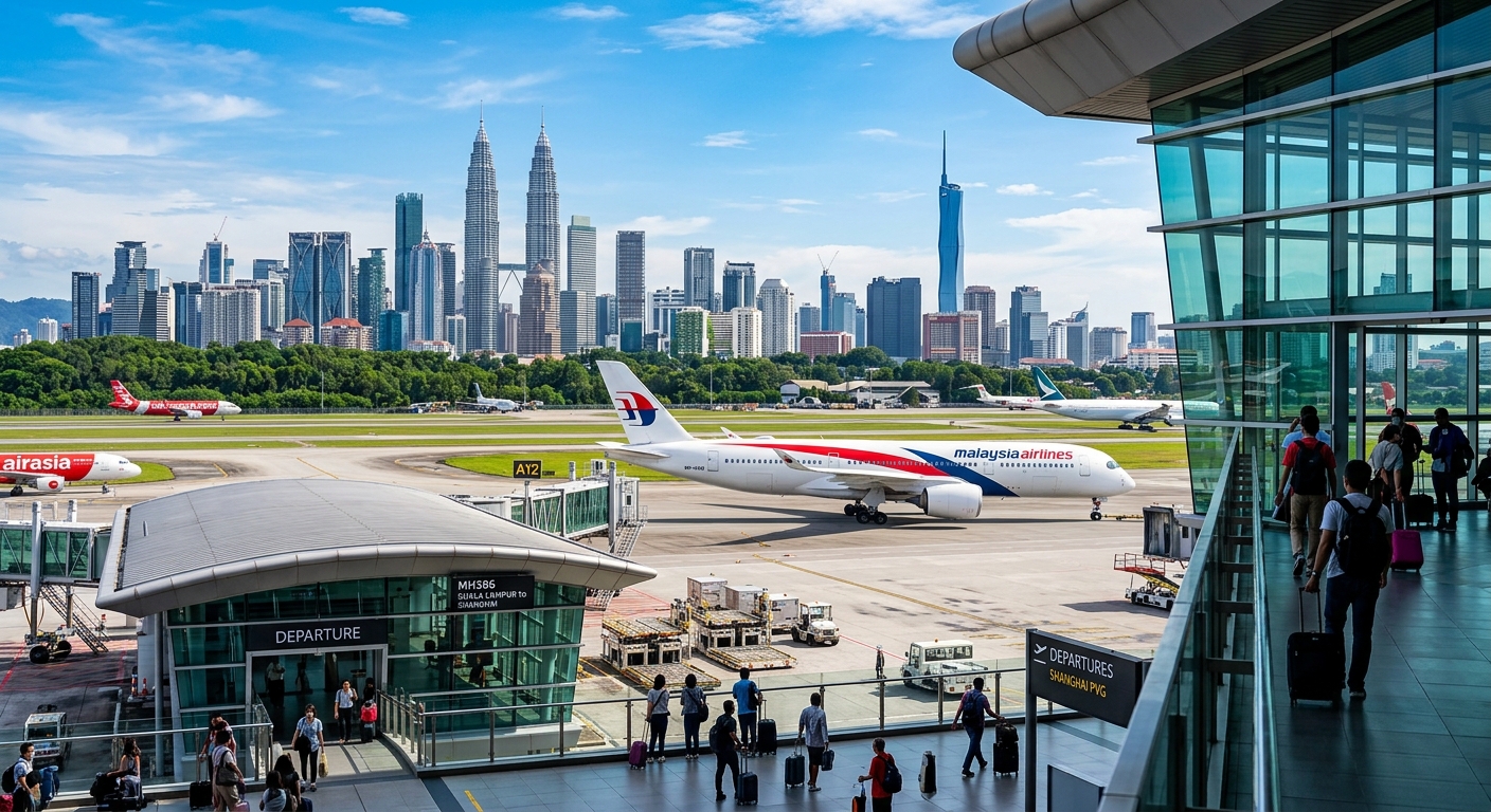 吉隆坡 ✈ 上海
