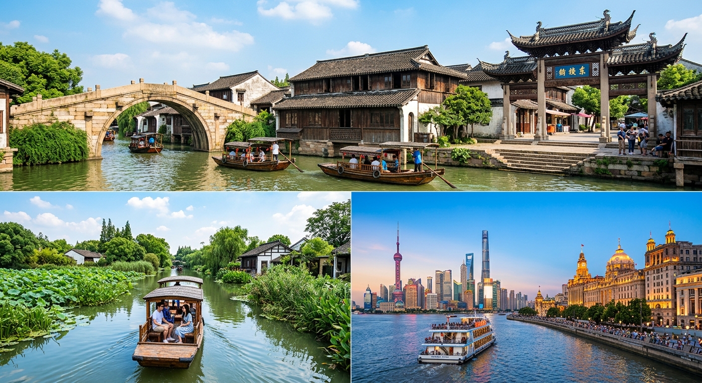 杭州 → 乌镇 → 上海