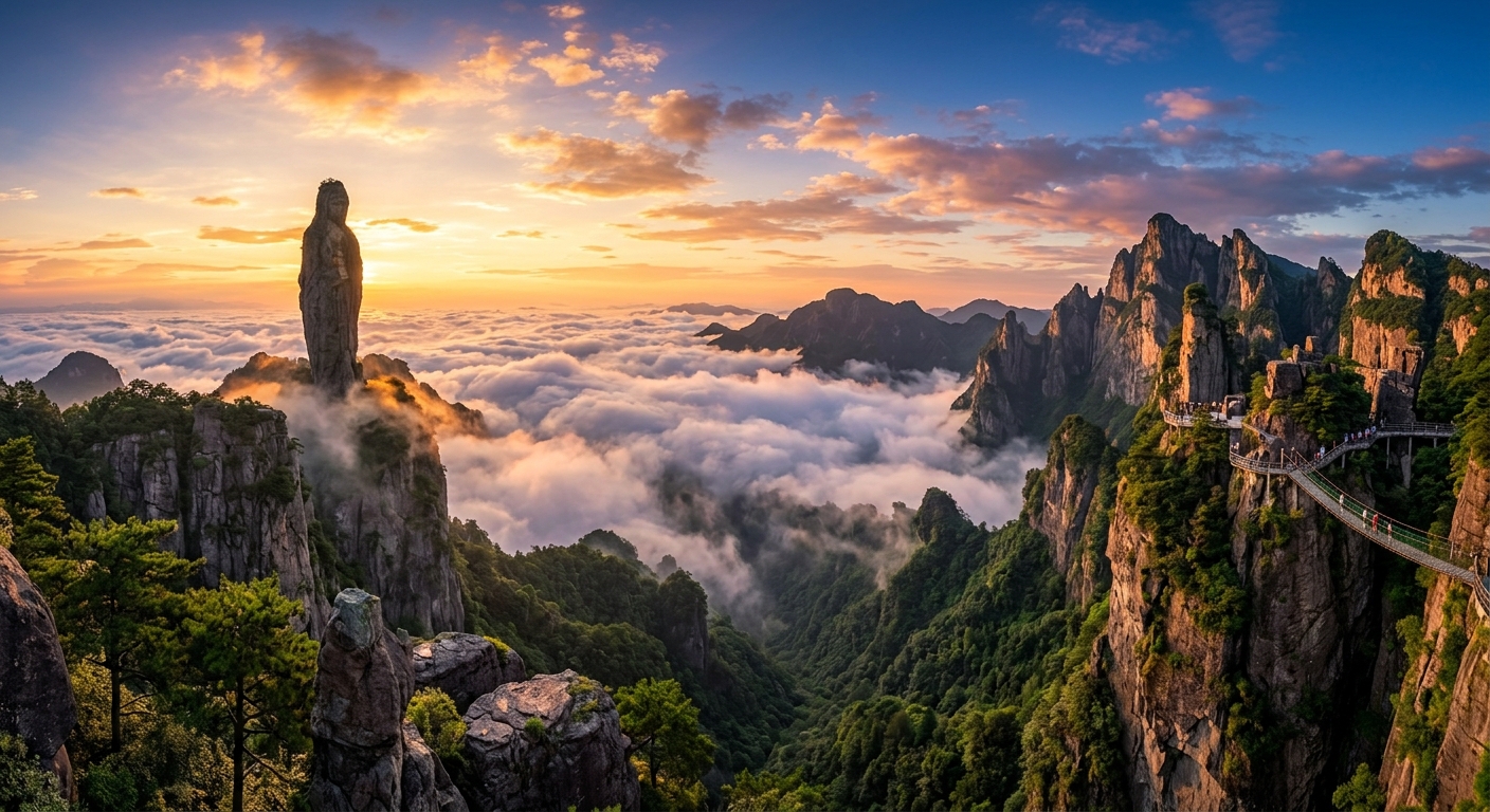 神仙居奇峰