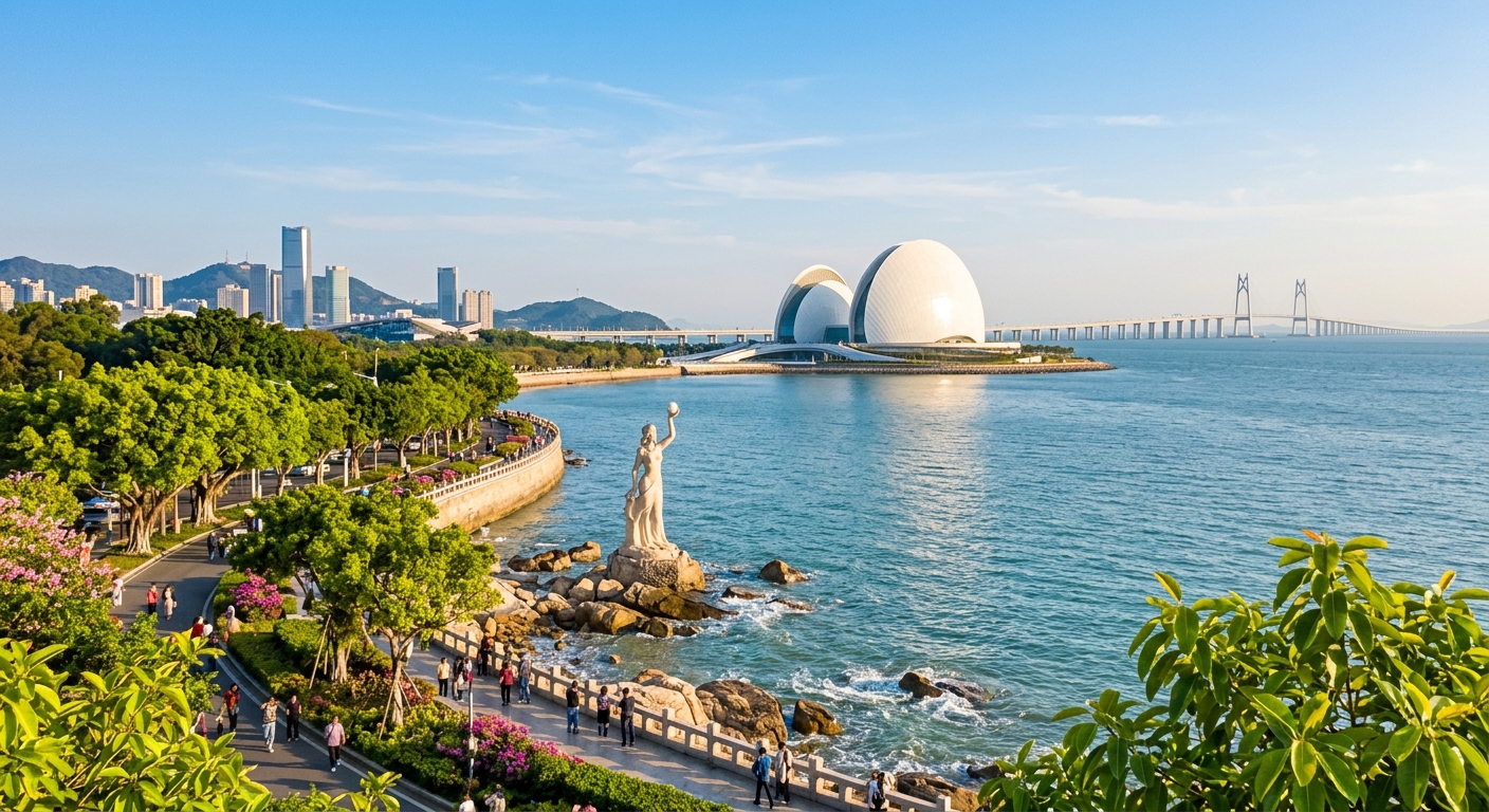 顺德(约1.5hr) 🚃 珠海