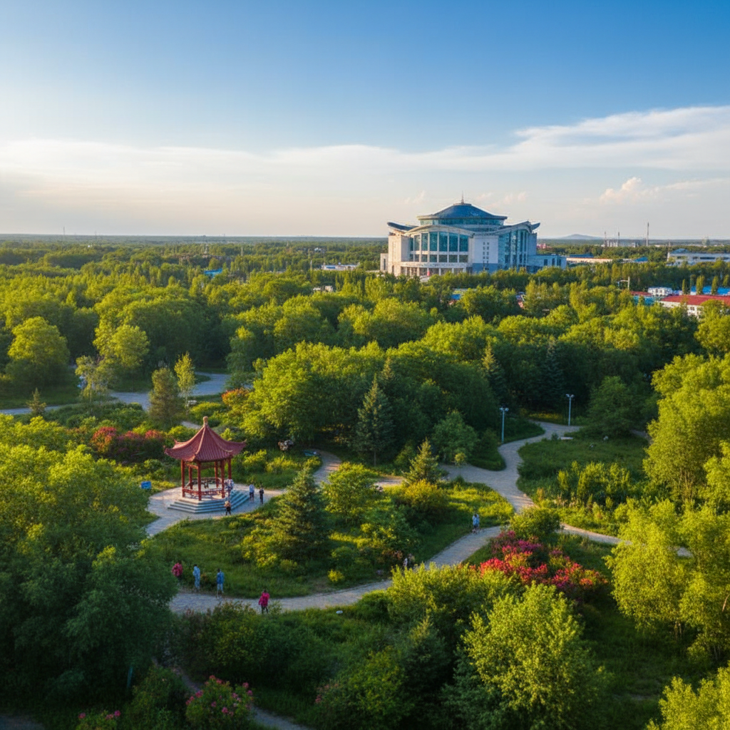根河(约5.5H)北极星广场-松苑公园-漠河舞厅-漠河