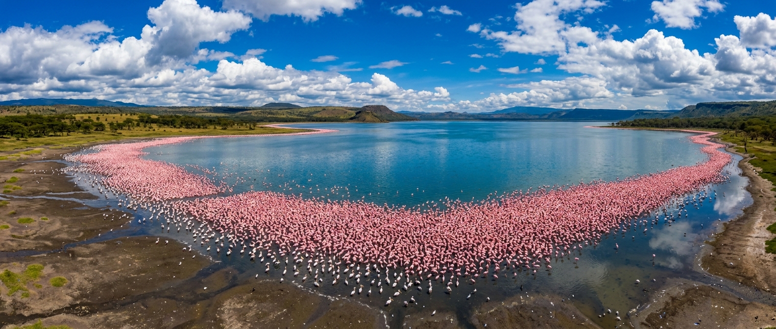 Lake Nakuru Flamingos