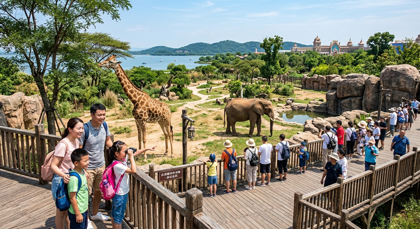 嘉兴 → 太湖龙之梦动物世界 → 上海